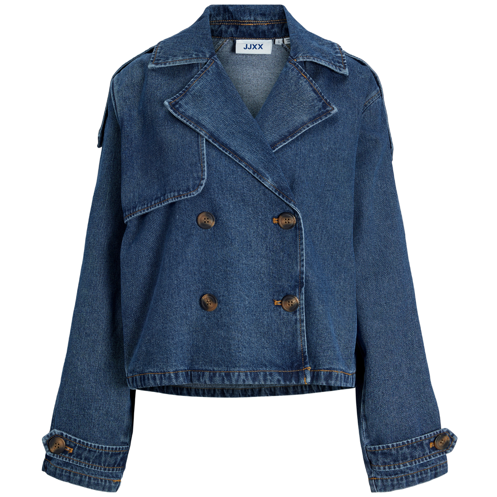 JJXX Carlie Short Denim Trenchcoat